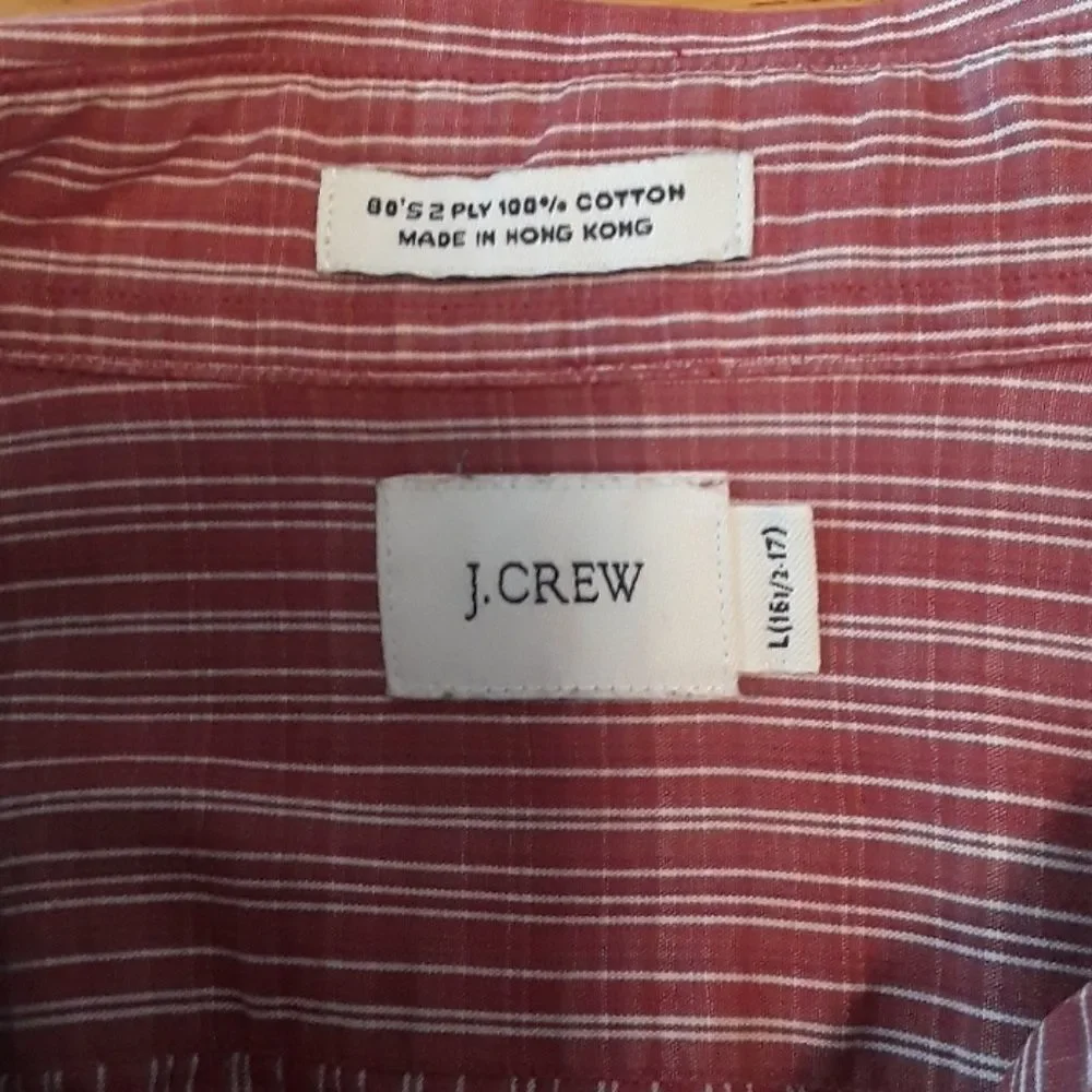 J.Crew Size 161/2 -17 Button Down Shirt